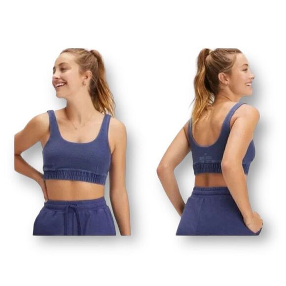 Fabletics Mini Nala Fleece Sports Light Support Lined Bra Size Extra Large 14/16 - Picture 1 of 8